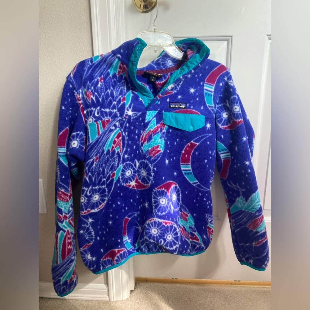 RARE PATAGONIA SYNCHILLA SNAP PURPLE OWL